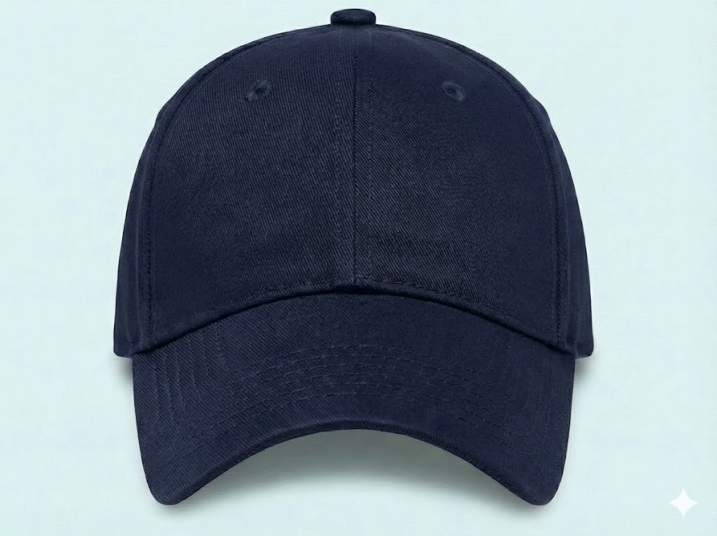 Premium Customizable Navy Blue Baseball Cap